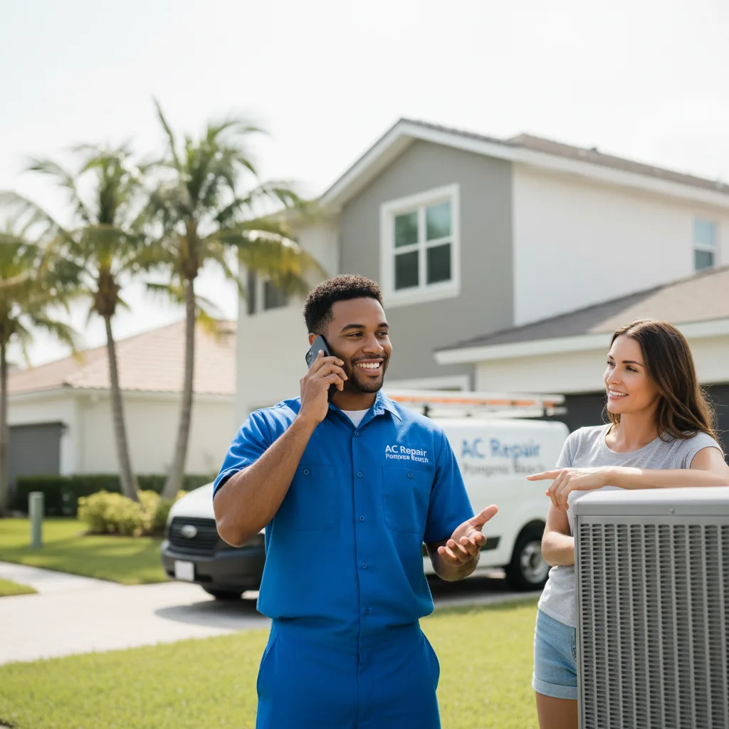AC Repair Pompano Beach customer support in Long Branch